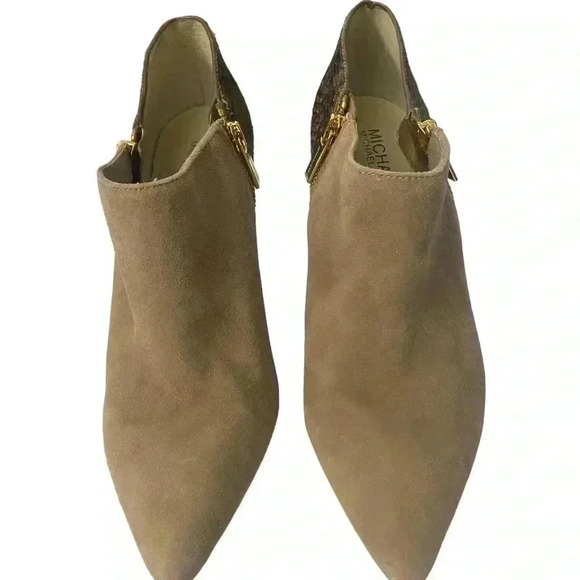 Michael Kors Clara Mid Python Bootie Size 7 - Picture 2 of 10